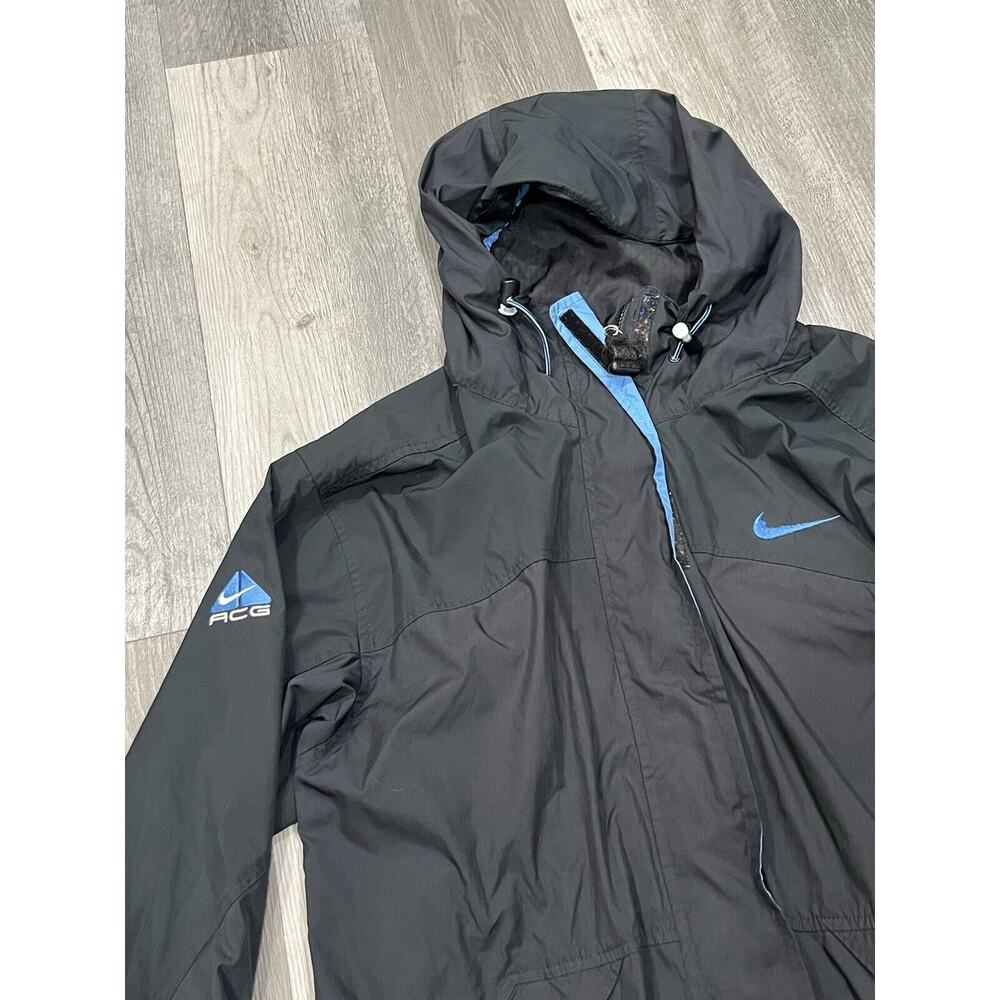 Nike ACG Jacket Womens L (12-14) Blue Gray Windbreaker Full Zip - Picture 2 of 7